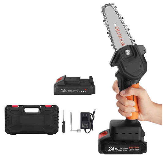 Mini Power Chain Saw (4inch)(24V) - DMC Wholesale