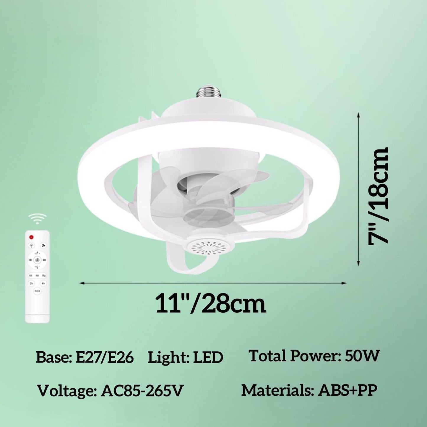 Socket Fan Light - DMC Wholesale