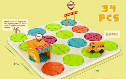 Brain Teaser Puzzles Maze Race Track (School Bus) - DMC Wholesale