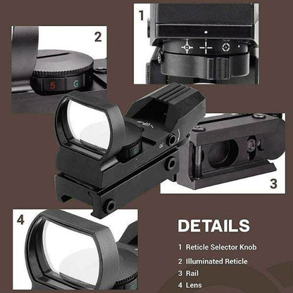 Holographic Tactical Sight Red Dot Sight Scope - DMC Wholesale