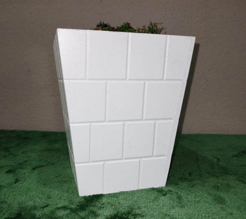 Small Square Flower Pot (16cm) - Alt View
