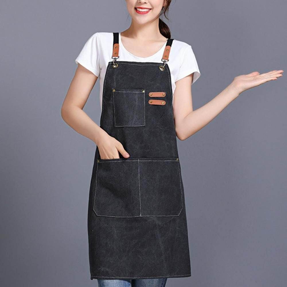 Cross Back Premium Quality Unisex Kitchen Apron - DMC Wholesale