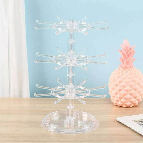 Rotating Jewelry Display Holder (3 Tier) - Alt View