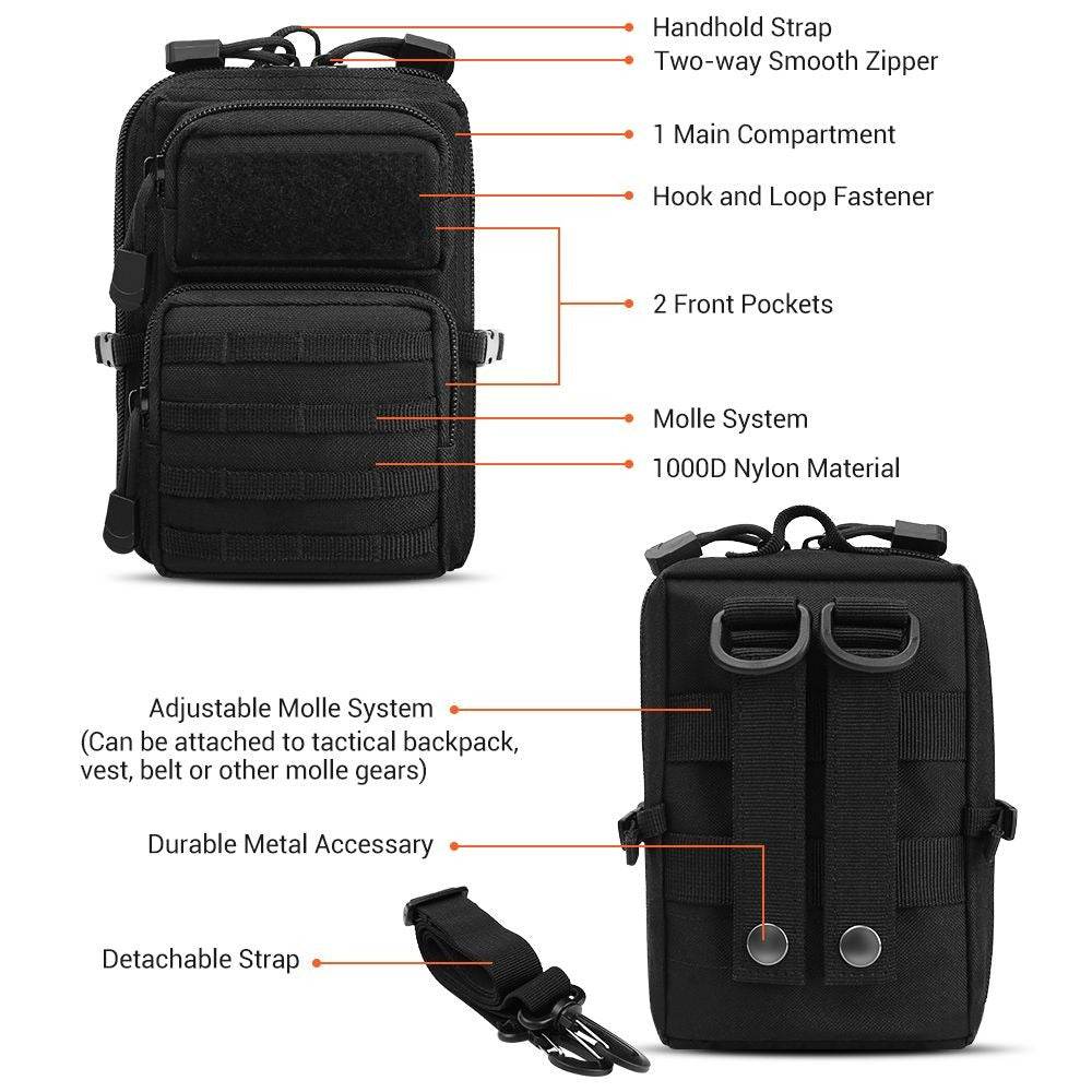 Tactical Military Waist Pouch - DMC Wholesale