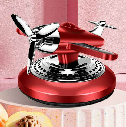 Solar Plane Car Rotating Air Freshener - DMC Wholesale