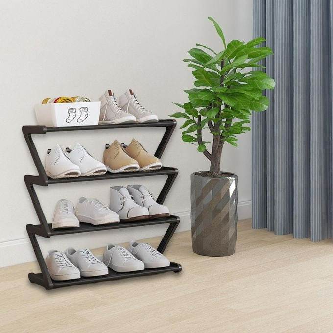 Z-Shape Shoe Stand Organizer (4 Tier) - DMC Wholesale