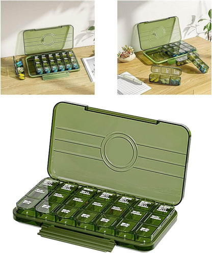 Large On The Go Capacity Pill Organiser - DMC Wholesale