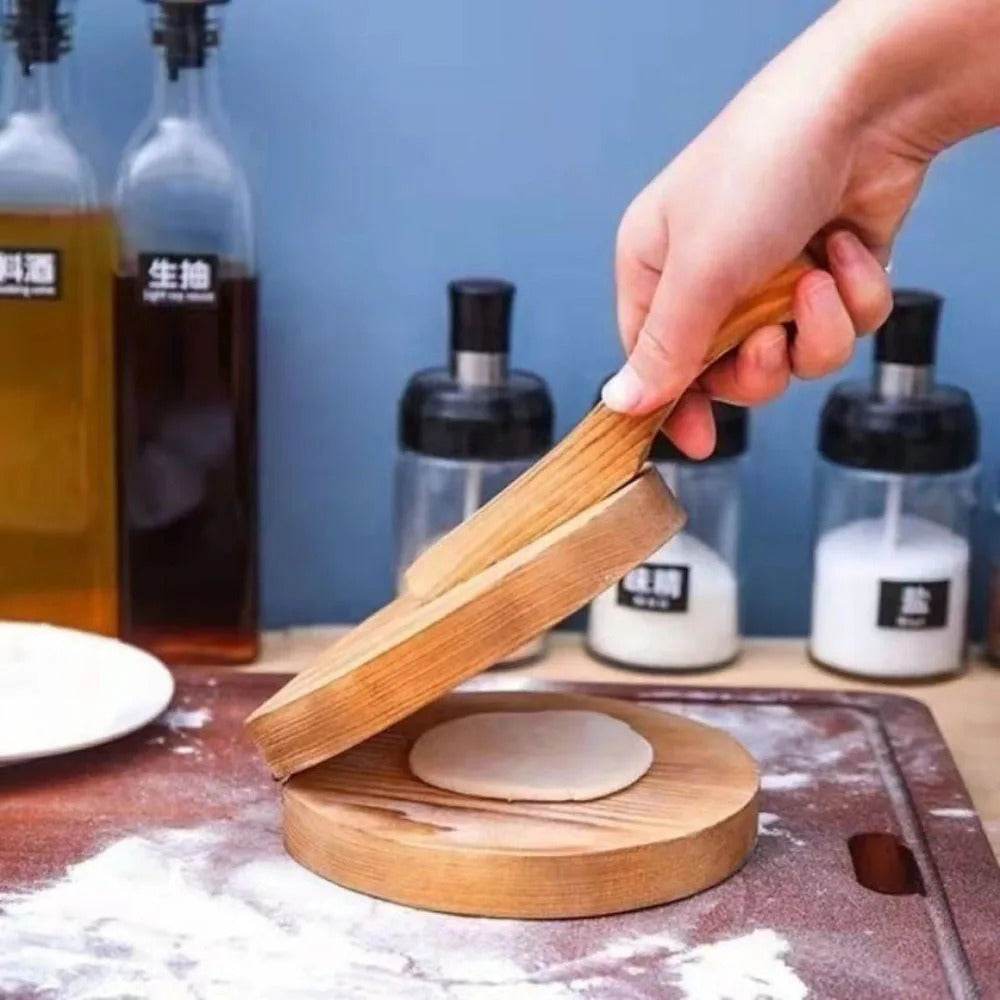 Wooden Dumpling Presser - DMC Wholesale