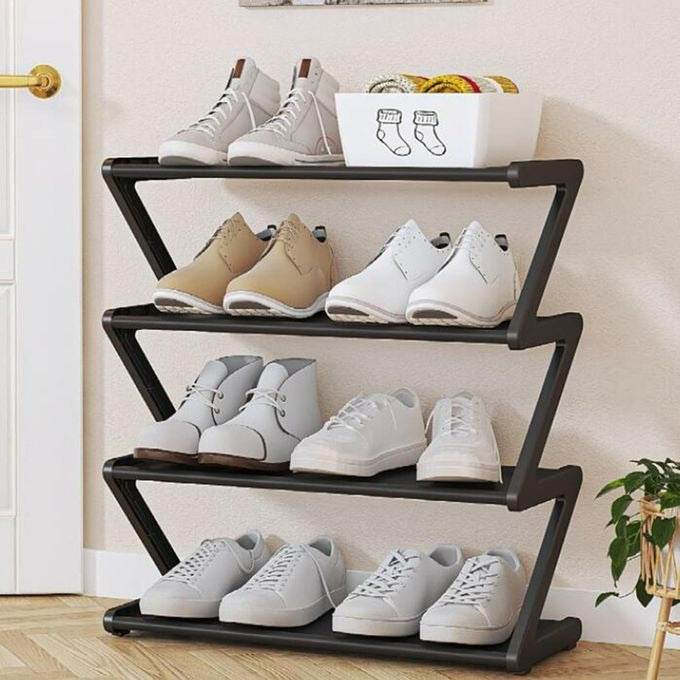 Z-Shape Shoe Stand Organizer (4 Tier) - DMC Wholesale
