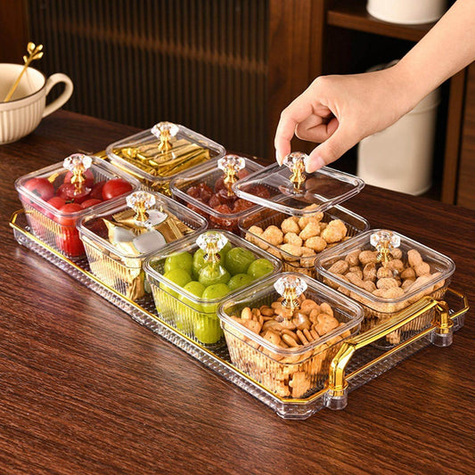 Multifunctional Snacks Dish Tray (8 Bowls) - DMC Wholesale