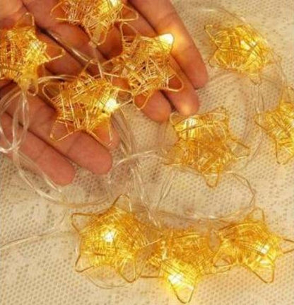 Decorative Star String Light (10L)(3m)(Yellow)