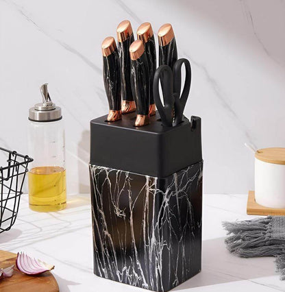 Marble Kitchen Knife Set (7 pcs) - DMC Wholesale