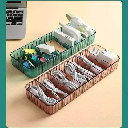 Data Cable Storage Box (Grey) - DMC Wholesale