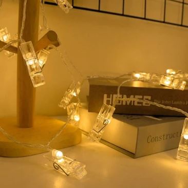 Photo Peg String Light (20L)(3m)(Yellow)