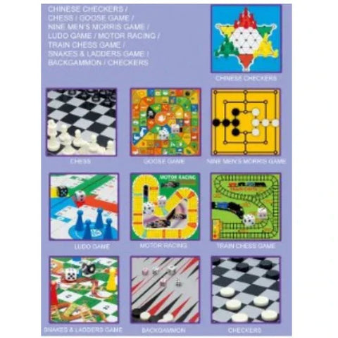 10in1 Magnetic Chess Play Set - Alt View