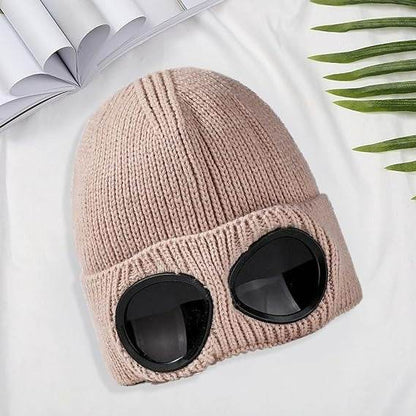 Unisex Knitted Beanie With Glasses - DMC Wholesale