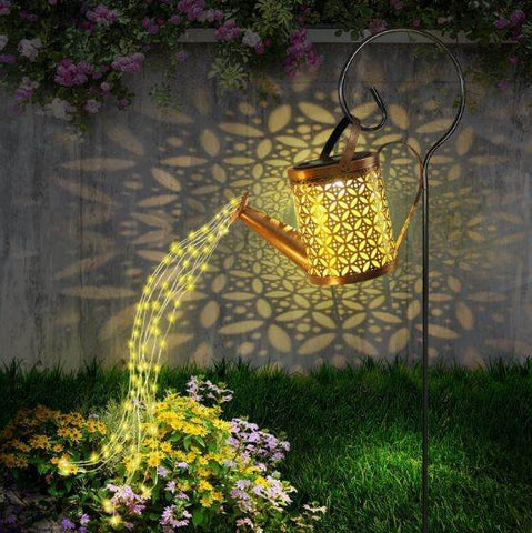 Solar Watering Can Light - Alt View