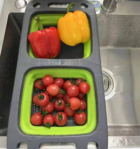 2in1 Collapsible Over The Sink Strainer (Each) - Alt View