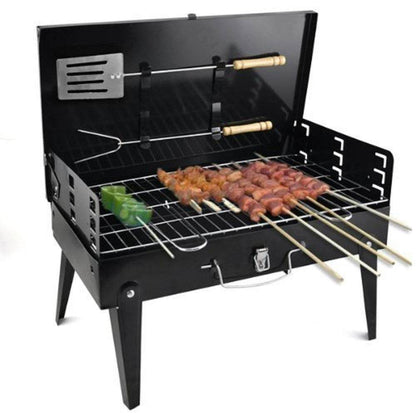 Portable Grill With Carry Handle And Tools - DMC Wholesale