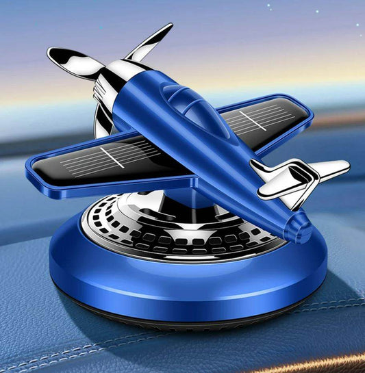 Solar Plane Car Rotating Air Freshener - DMC Wholesale