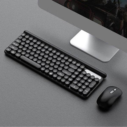 Wireless Home Office Keyboard Mouse Set (Black) - DMC Wholesale
