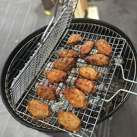 Braai Stainless Steel Hand Grill - Alt View