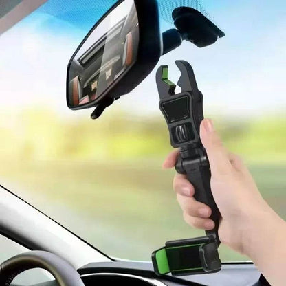 360 Degree Rotation Multifunctional Car Phone Holder - DMC Wholesale