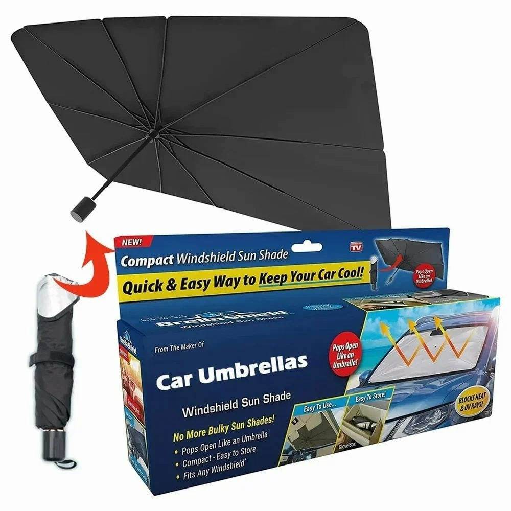 Car Windshield Sun Shade Umbrella - DMC Wholesale