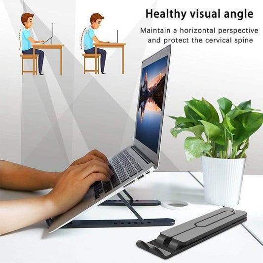 Foldable Plastic Laptop Stand - DMC Wholesale
