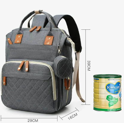 Multifunctional Bassinet Nappy Bag (Grey) - DMC Wholesale