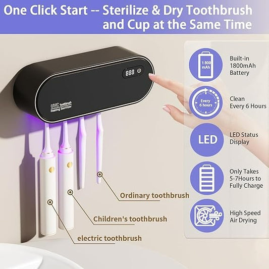 Intelligent Sterilization Toothbrush Holder
