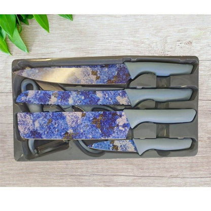 Stainless Steel Corrugated Knife Set (6 pcs) - DMC Wholesale