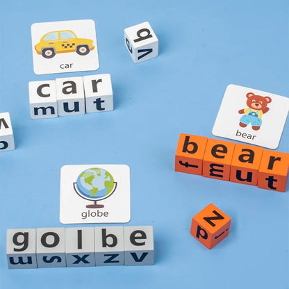 Wooden Letter Cognitive Challenge Word Game