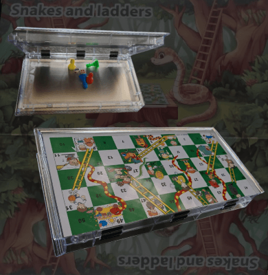 Foldable Magnetic Snakes and Ladders Board Game - DMC Wholesale
