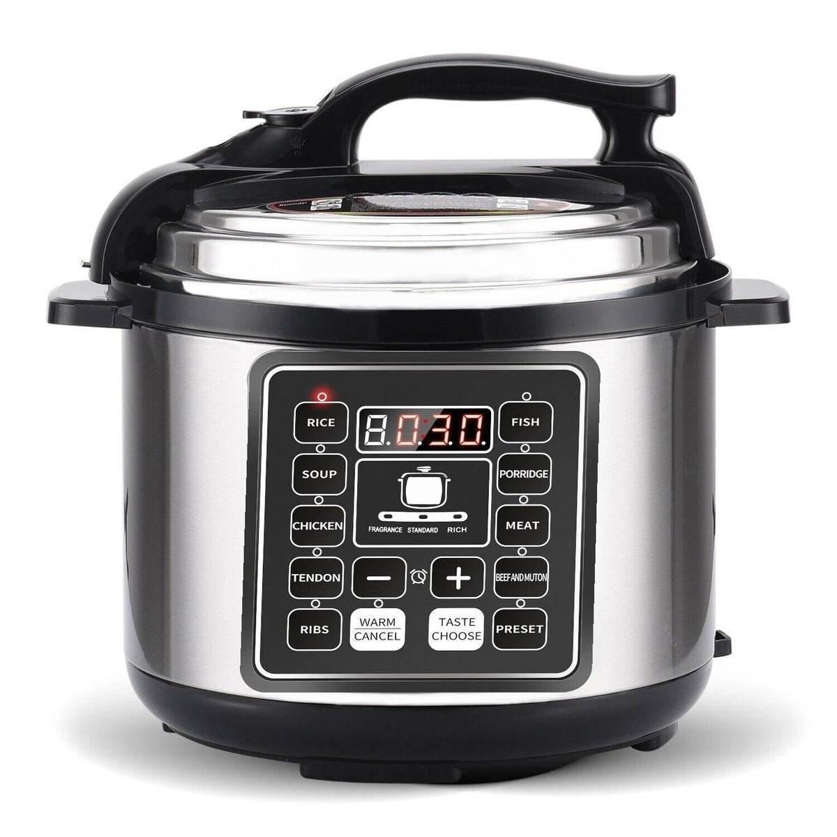 Silver Crest 6L Digital Smart Pressure Cooker - DMC Wholesale