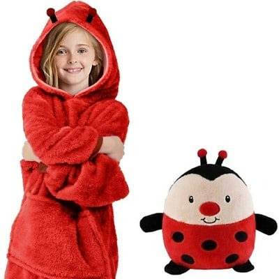 Huggle Pet Ladybug Hoodie (Red)(Toddlers) - DMC Wholesale