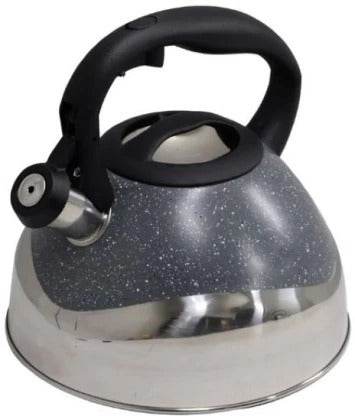 Speckled And Polished Two Tone Whistling Kettle (3L) - DMC Wholesale