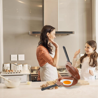 Easy To Flip Heart Pan