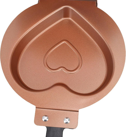 Easy To Flip Heart Pan - Alt View
