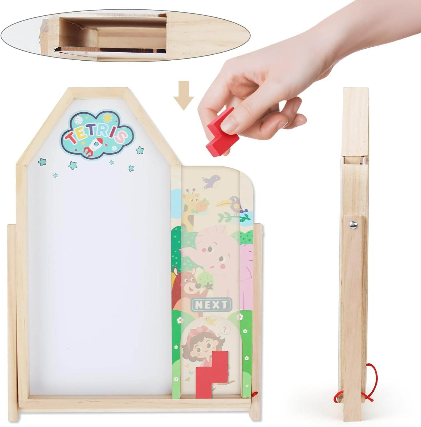 Multifunctional 3D Tetris Wooden Board - DMC Wholesale