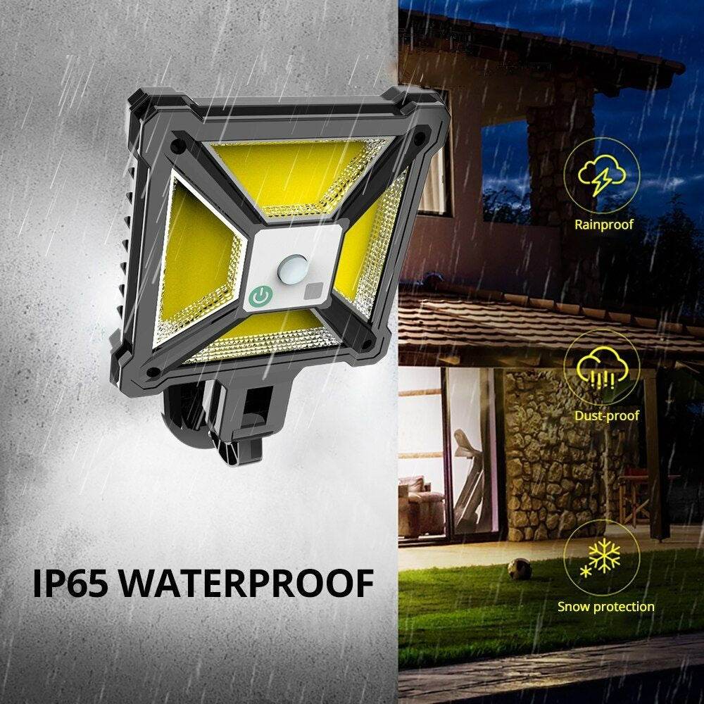 Square Motion Sensor Solar Street Lamp - DMC Wholesale