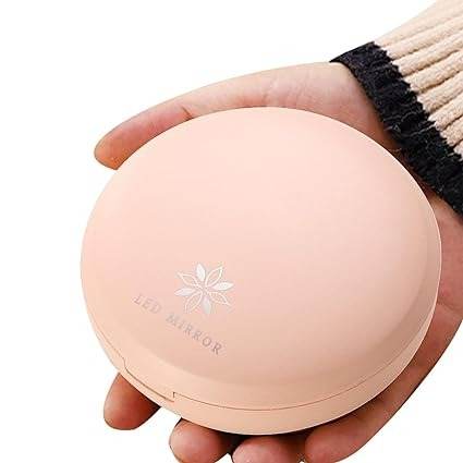 Hand Warmer With LED Makeup Mirror - DMC Wholesale