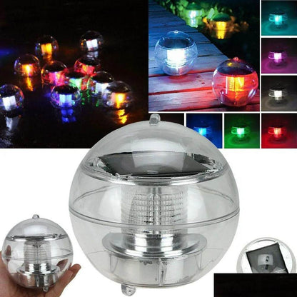 Solar Powered Colorful Water Floating Ball - DMC Wholesale