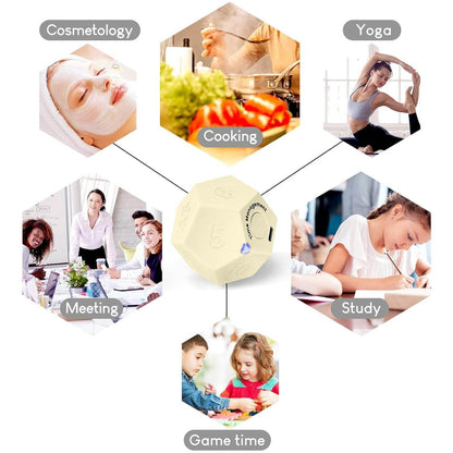 Rotating Cube Clock For Desk And Kitchen - DMC Wholesale