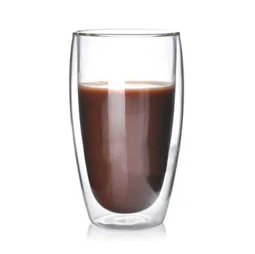 Double Walled Glass Cup (450ml) - DMC Wholesale