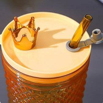 Golden Crown Glass Tumbler (600ml)(Each) - DMC Wholesale