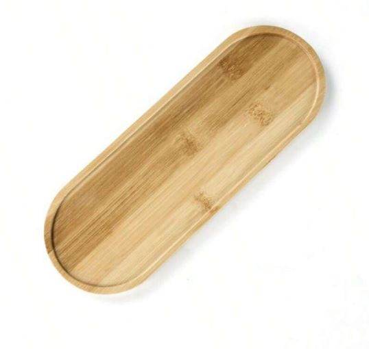 Wooden Oval Snack Plate - DMC Wholesale