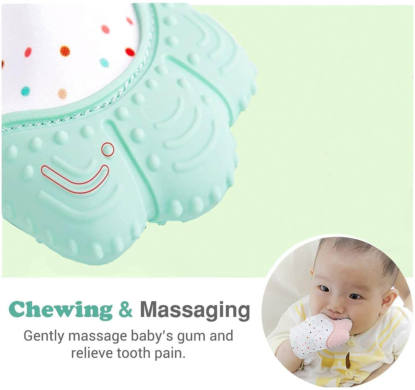 Gummy Glove Teething Mitten Bear Claw Design - DMC Wholesale