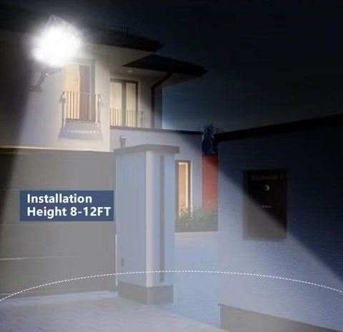 Solar Projector Street Light - Alt View