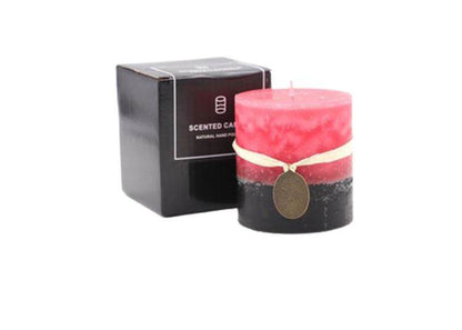 Two Tone Scented Candle (Medium) - DMC Wholesale